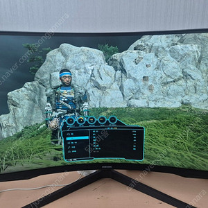 삼성 오딧세이커브드 32인치 144HZ QHD,업스케이링 4K모니터 팝니다.