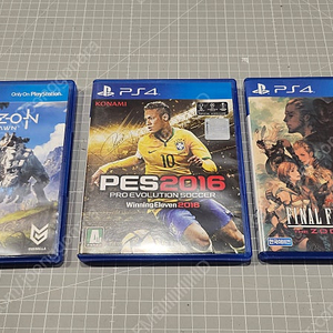 ps4 호라이즌, 파이널판타지12, pes2016 일괄판매