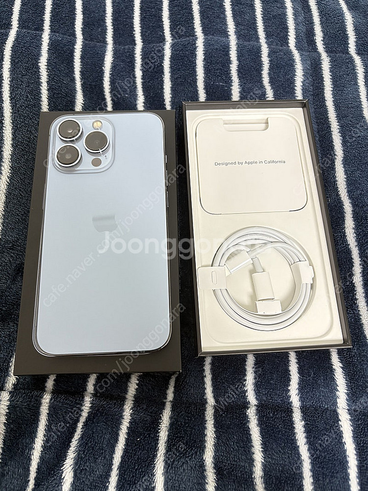 아이폰13PRO 128GB 시에라블루 판매합니다--5