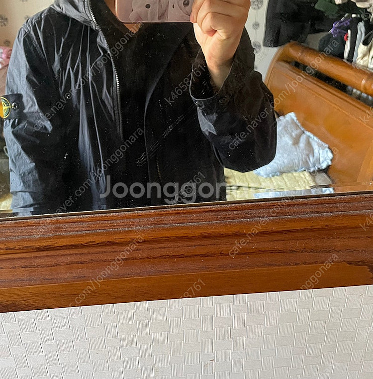 스톤아일랜드 크링클랩스 바람막이--0