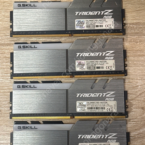 gskill 트리지던트z ddr4 19200 8*4 32gb