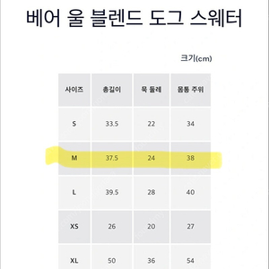 폴로 랄프로렌 울 블렌드 곰돌이 스웨터 M size