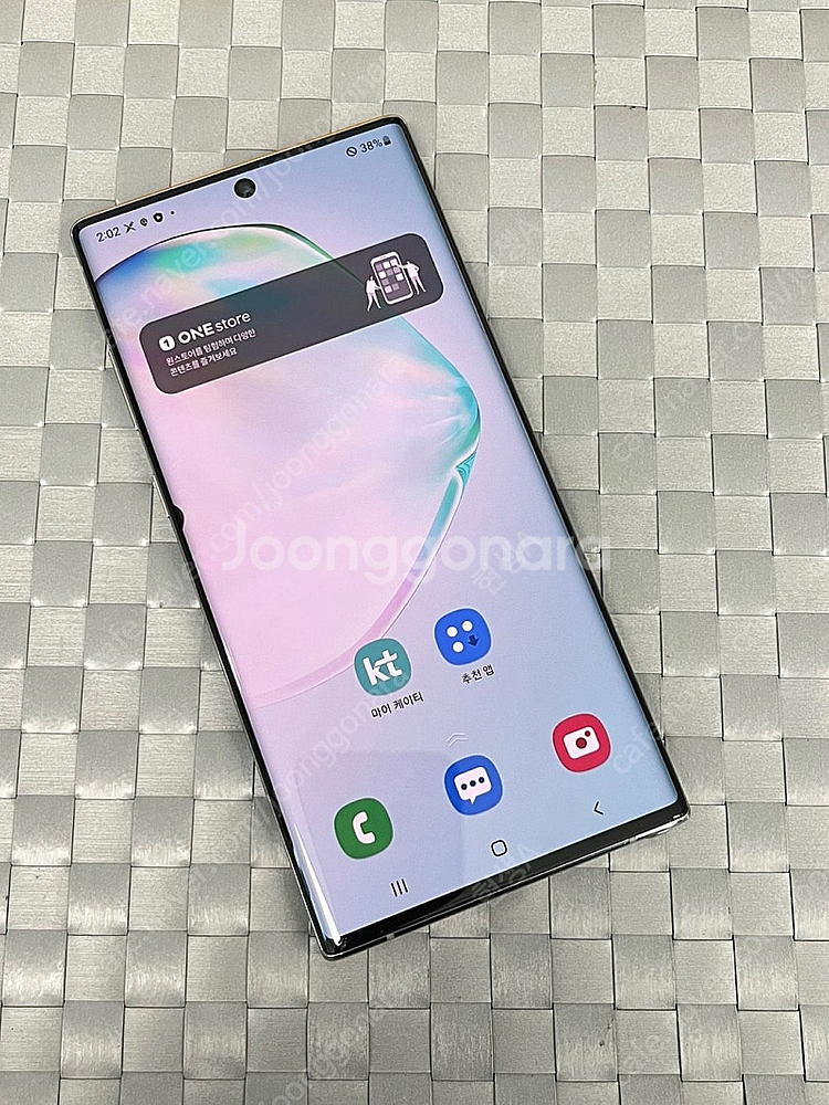 갤럭시노트10플러스5G 실버 256G 미파손 외관 깨끗...--1