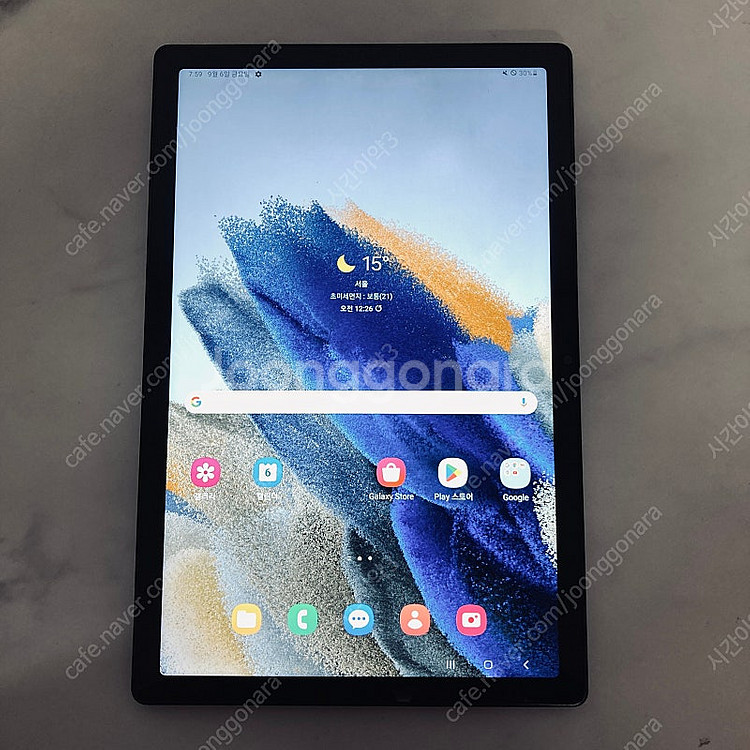 갤럭시 탭A8 블랙 64G 완전깨끗한 S급 14만5천원...--0