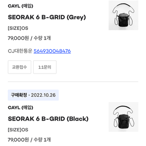 cayl 설악6 B-GRID 팔아요!