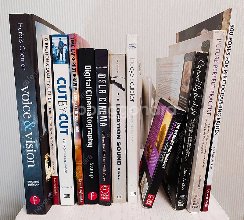 [해외 도서] 영상제작 관련 책 씨네마토그래피, 조명, 음향, 웨딩사진 등 12권--0