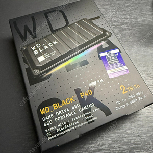 WD Black P40 Game Drive 2TB SSD 정품