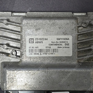 (중고) 스파크 중고 ECU 25192244 ABW9 / 96958816