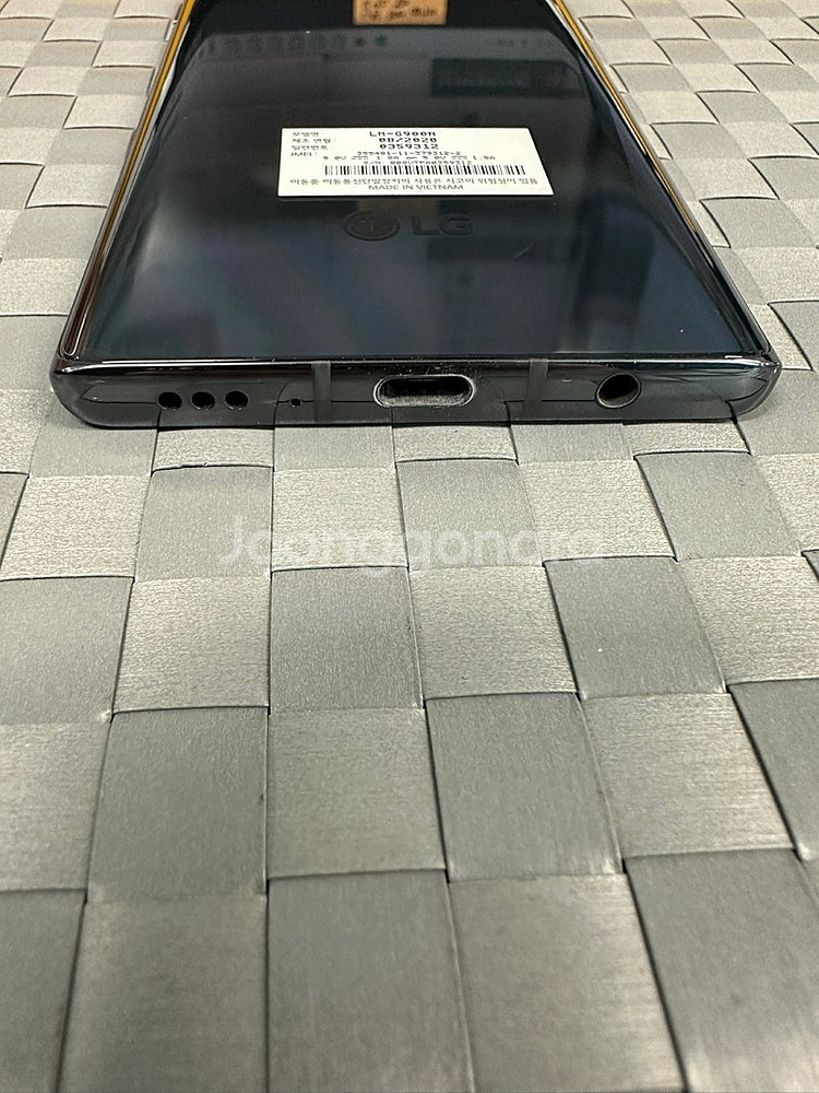 LG 벨벳 128G 블랙 외관A급 미세잔상 10만원 판...--8