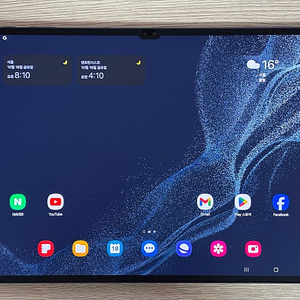 갤럭시탭 S8 ultra wifi 128G 그라파이트 민트급 팝니다.