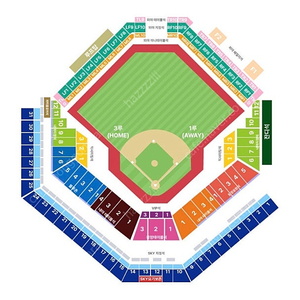 한국시리즈 4차전 3루 익사이팅석 sky지정석 2연석