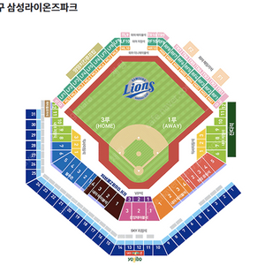 한국시리즈 4차전 삼성 vs 기아 1루 외야 2연석