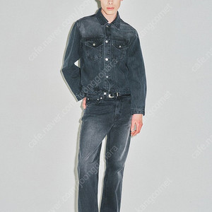 토니웩 Tonywack Cropped Denim Jacket / Shaded Black / M size