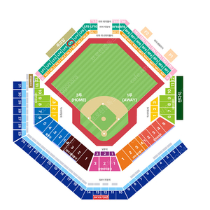 2024 한국시리즈 4차전 삼성 vs KIA 3루쪽 외야지정석(통로석) 4연석 양도합니다