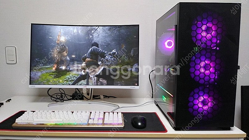 [판매]AMD 라이젠7 수냉 게이밍 PC/램32G,RT...--3