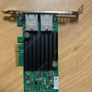 Dell Intel X550-T2 2 Port 10G UTP RJ45 Full Height Network Card - 4V7G2