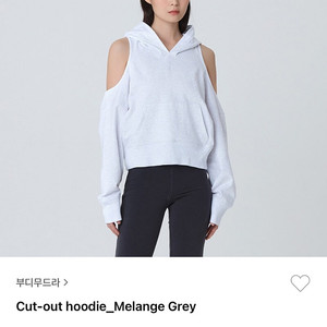 부디무드라 컷아웃 후디 M