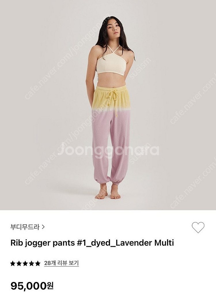 부디무드라 립조거팬츠 M--0