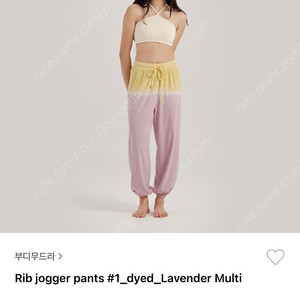 부디무드라 립조거팬츠 M