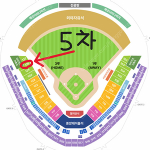 <한국시리즈 5차전> 3루 K5 2연석 4연석