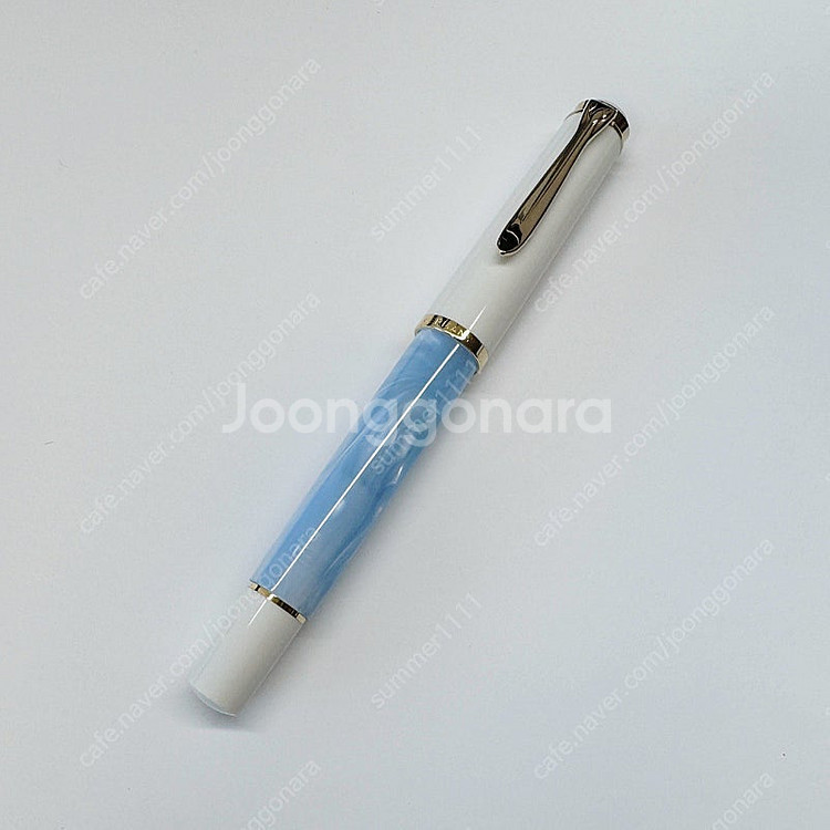 펠리칸 M200 파스텔 블루 M닙 만년필 판매합니다--0