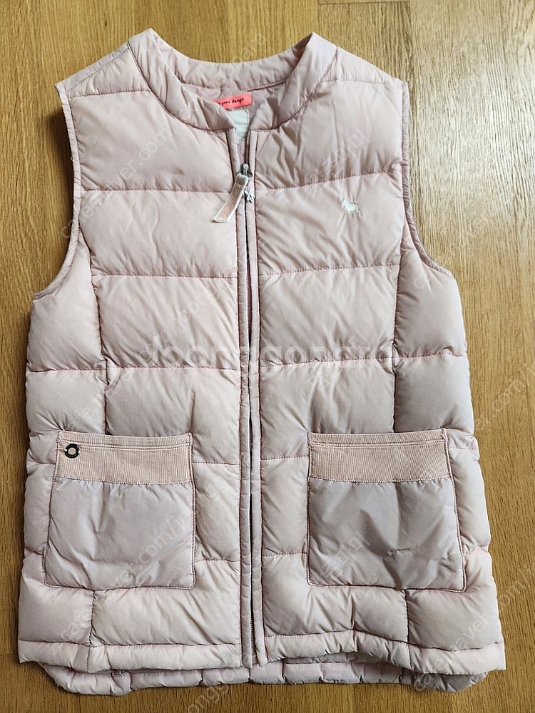 블루독키즈 여아 구스패딩조끼 145--0