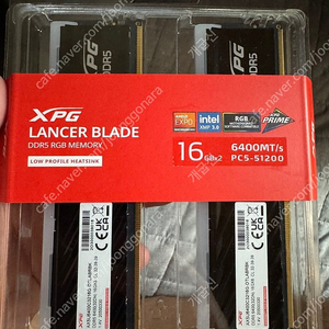 ADATA XPG DDR5-6400 CL32 LANCER BLADE RGB 블랙 패키지 (32GB(16Gx2)) RAM 데스트탑용 메모리 [미개봉 미사용] 저렴하게 판매