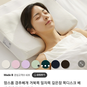 메모리폼 경추베개 (고급텐셀커버 같이드림)새상품