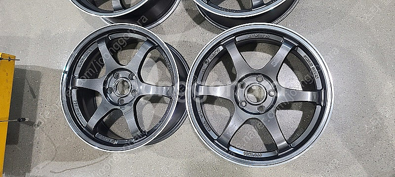 알파인 te37 st 18인치 사제휠 대품판매15만원--2