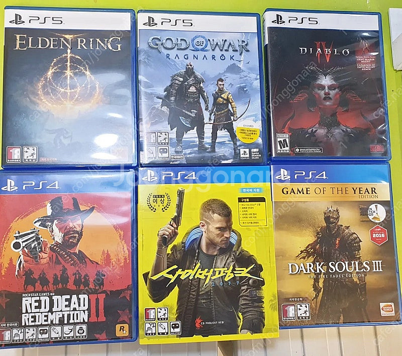 PS5 플스5 갓오브더라그라로크.엘든링.고스트오브스시마...--0