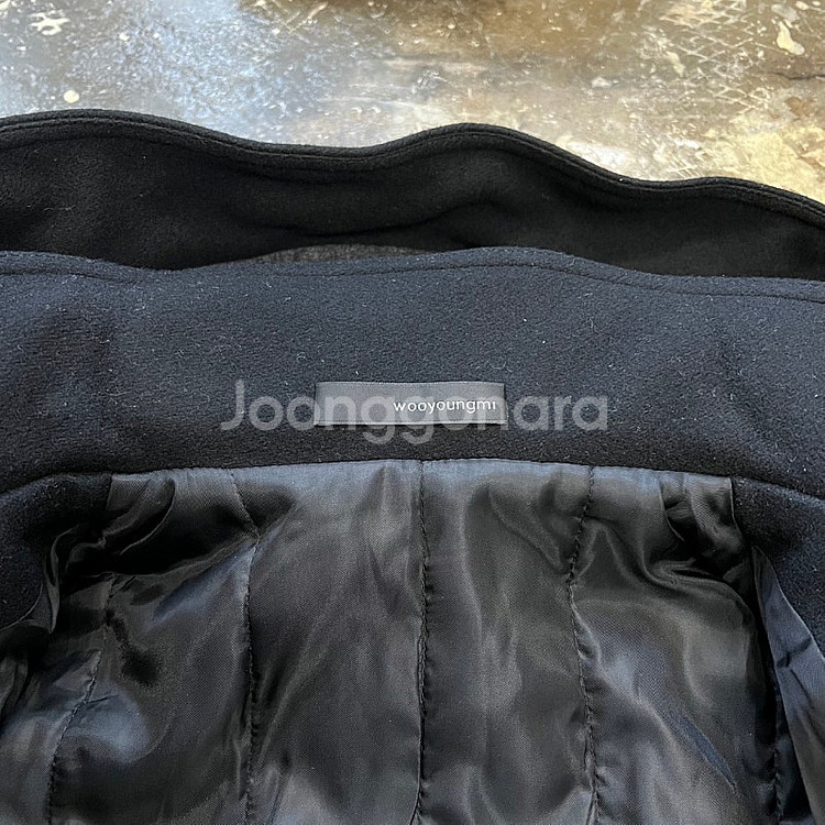 95) 우영미 여성 캐시미어 혼방 울코트 자켓 코트 시스템 타임--5