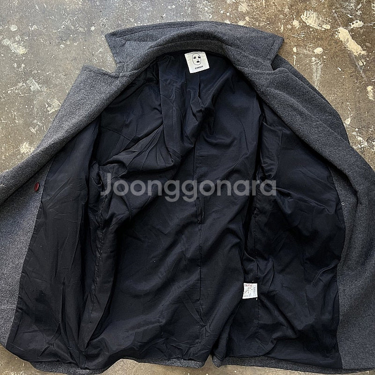 F) 톰보이 오버핏 코트 자켓 모직코트--3