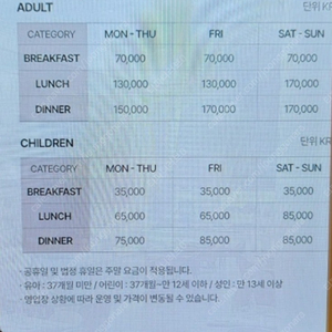 영종 파라다이스씨티 온더플레이트 식사권2인 구해요 11/2일 방문