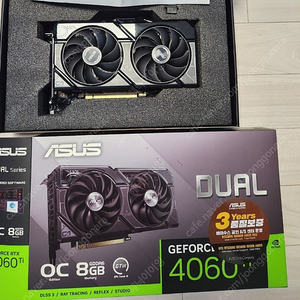 ASUS RTX 4060TI DUAL 판매합니다