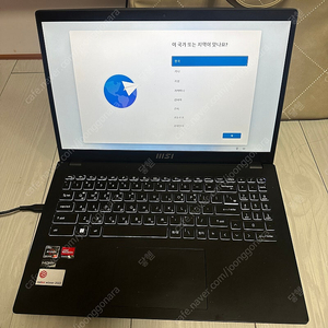 MSI 2022 모던 15 B5M-R7, 512GB,블랙,라이젠7,8GB