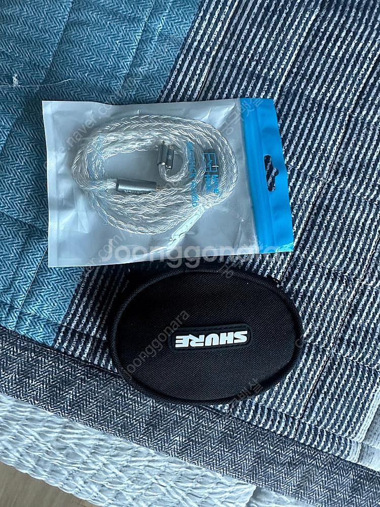 슈어 SE215 shure + 나이스헥 케이블--0