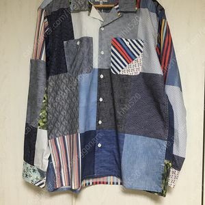 Engineered garments 엔가 엔지니어드 가먼츠 random square patchwork