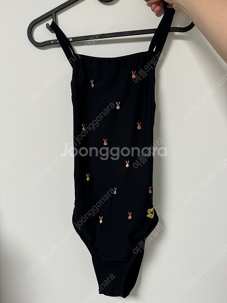 아레나 무신사 빅토리 원피스 수영복 검정90--0
