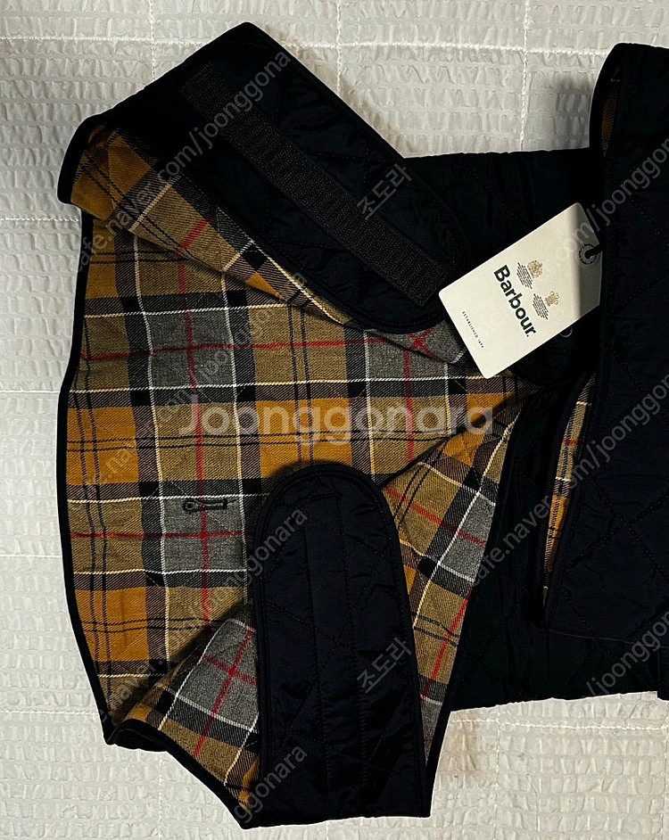 Barbour 퀼티드 코트--4