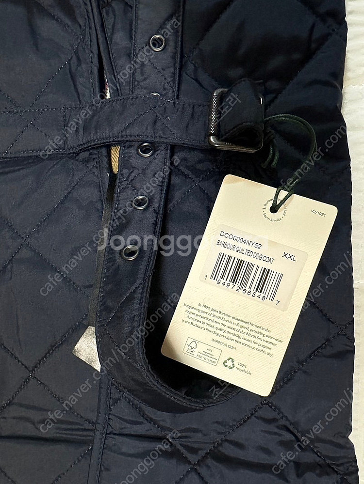 Barbour 퀼티드 코트--7