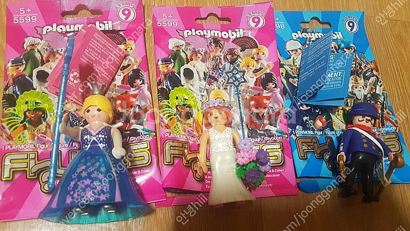 플레이모빌3 미피9미스터리피규어 여왕웨딩신부러시아경찰--0