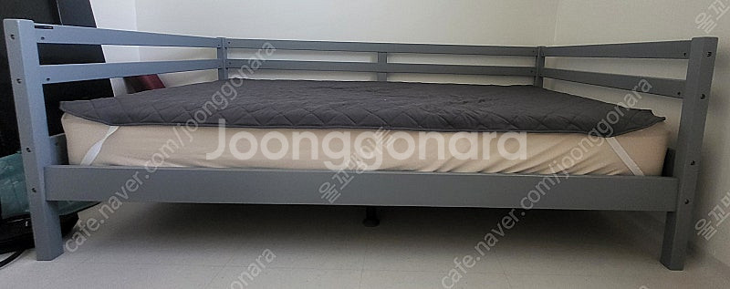 한샘 슈퍼싱글 침대 팝니다.--0