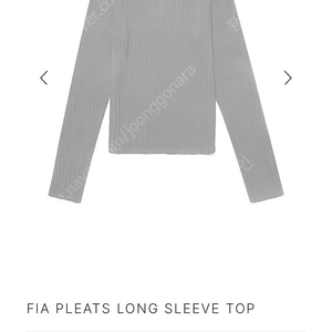 [새상품] le17 르17 FIA PLEATS LONG SLEEVE TOP (그레이/36)