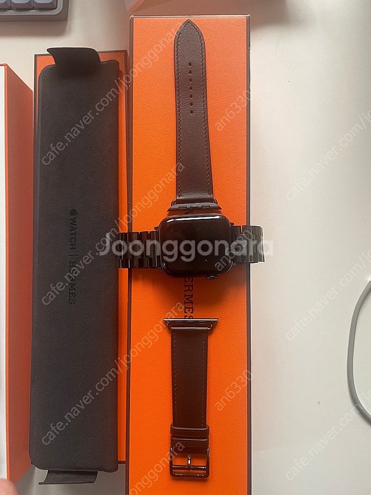 애플워치 에르메스6 44mm 풀박팝니다--1