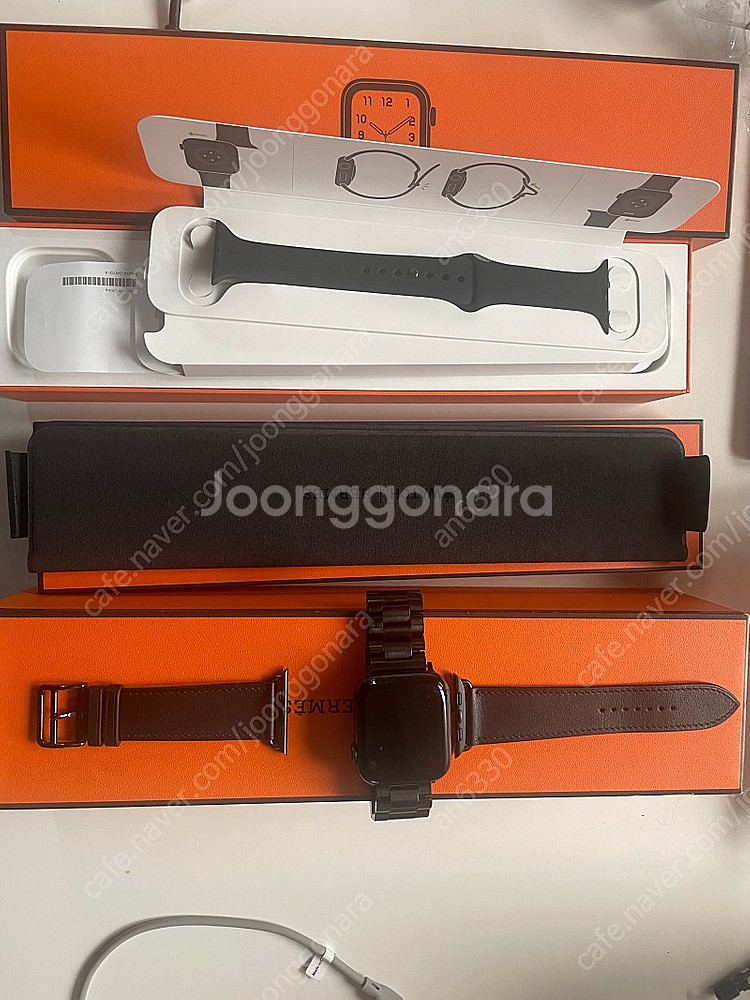 애플워치 에르메스6 44mm 풀박팝니다--2