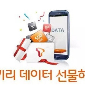 skt데이터1g 2000원 팝니다