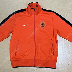 나이키 네덜란드 축구 국가 대표팀 트랙 재킷 오렌지 M 사이즈 nike nederland track jacket