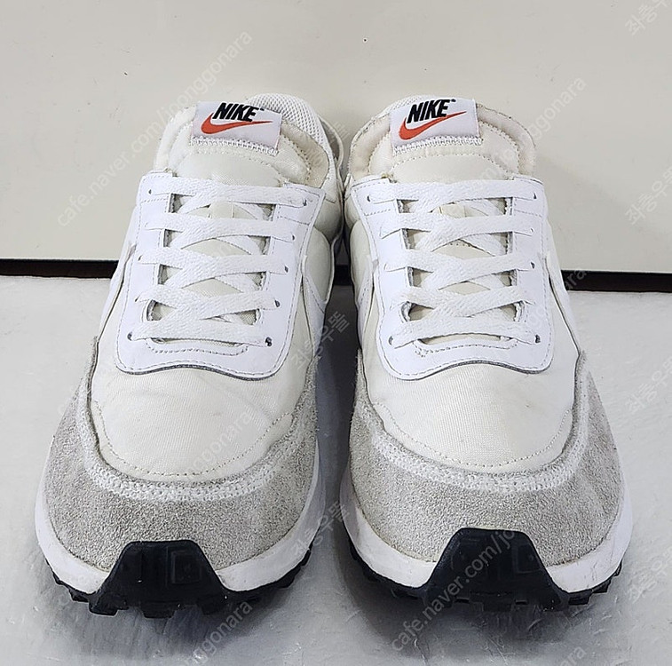 [275] 나이키 와플 데뷰 화이트그레이블랙 와플아웃솔 매쉬 천연소가죽 레더스웨이드LTR 경량 런닝화스니커즈단화--2