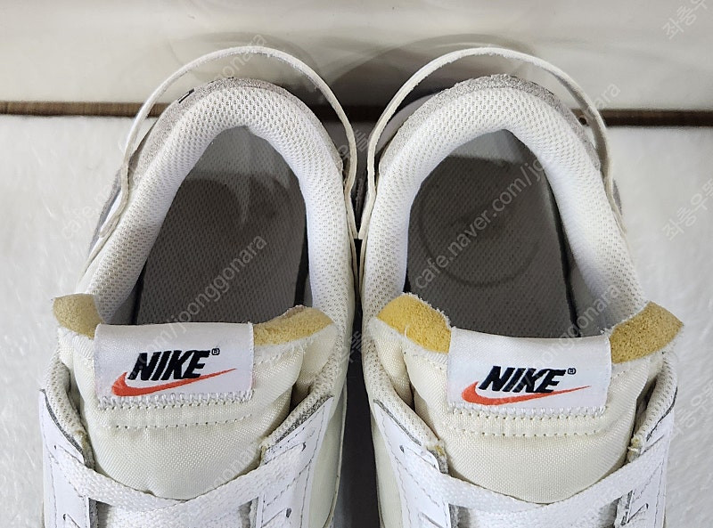 [275] 나이키 와플 데뷰 화이트그레이블랙 와플아웃솔 매쉬 천연소가죽 레더스웨이드LTR 경량 런닝화스니커즈단화--5