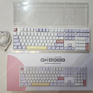 한성 GK898B 한무무 염료승화 EDITION 무접점 유무선 블루투스 키보드 퍼플하트 35g